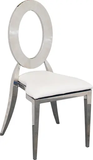 Eclipse chair - White leather