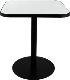Sydney - Table bistro (AVEC CADRE) - 31.5'' L x 31.5'' l x 30" H - Noir & Blanc