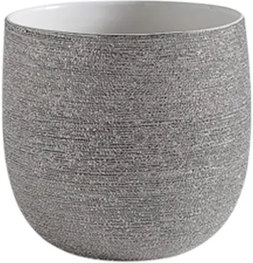 Brava - Cover pot - 5.25’’ Dia x 5.25’’ H - Silver