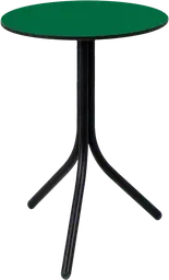 Bloom - Table cocktail rond - 24'' D x 30" H - Noir & Vert
