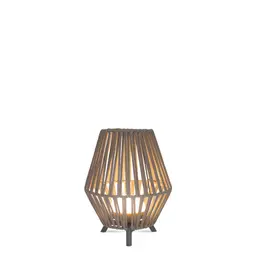 Conta lampe - 10" D x 12.8" H - Gris