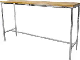 Tonic - Console table - Stainless & Natural wood