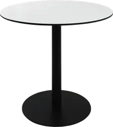 Sydney - Table bistro rond - 36'' D x 30" H - Noir & Blanc