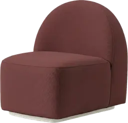 Luna - Sofa trapèze - Rouge automne