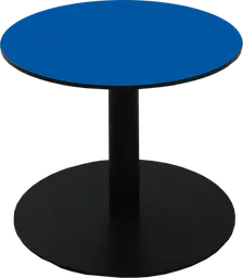 Sydney - Coffee table round - 24'' Dia x 16" H - Black & Blue