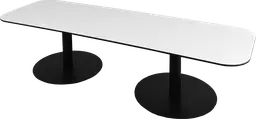 Sydney - Table à café - 72'' L x 24'' l  x 16" H - Noir & Blanc
