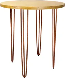 Oslo - Round Bistro table - 36'' Dia x 40'' H - Antique Bronze & Outdoor