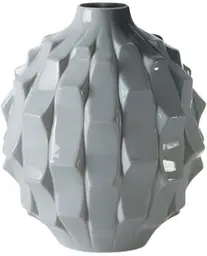 Pino - Vase - 9’’ D x 10’’ H - Gris