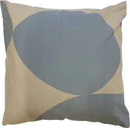 Cushion large dot design - Light blue