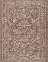 Bohème tapis - 9.5' L x 6.5' l - Brun & Beige