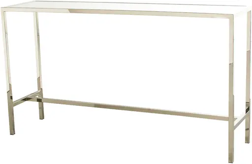 Tonic - Console table - Stainless & White