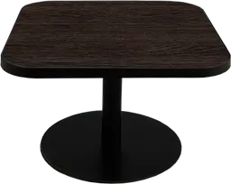 Sydney - Table à café (AVEC CADRE) - 31.5'' L x 31.5'' l x 16" H - Noir & Bois foncé