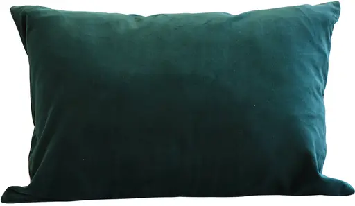 Cushion rectangular velvet - 20 " L x 15.75"H - Emerald