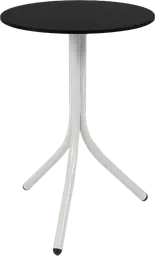 Bloom - Table cocktail round - 24'' Dia x 30" H - White & Black