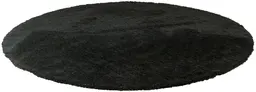 Shag rug - 10' D - Black