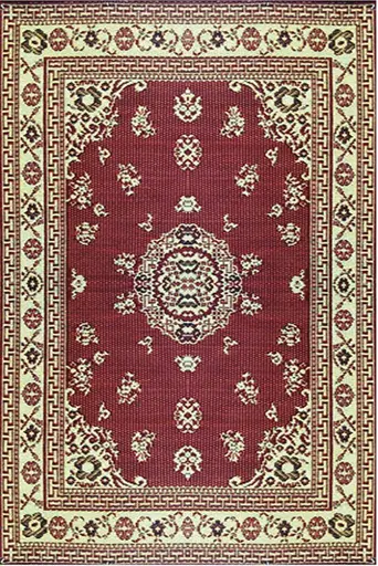 Oriental rug - 6' L x 4' W - Red and beige