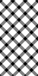 Wall - 4' L x 8' H - Bistro - White and Black