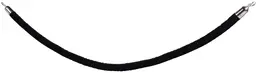 Corde velours VIP - 6' L - Noir