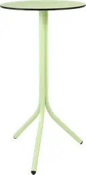 Bloom - Table cocktail rond - 24'' D x 40" H - Vert melon