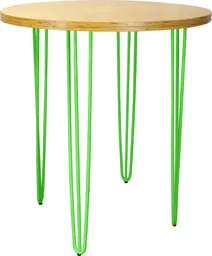 Oslo - Round Bistro table - 36'' Dia x 40'' H - Green & Outdoor