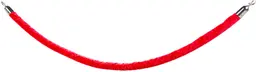 Corde velours VIP - 6' L - Rouge