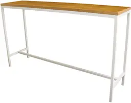 Tonic - Table console - Blanc & Bois naturel