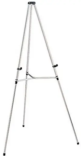 Aluminum easel