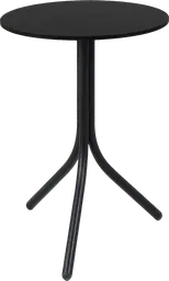 Bloom - Table cocktail rond - 24'' D x 30" H - Noir