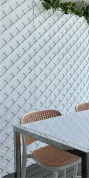 Wall - 4' L x 8' H - Cottage - White