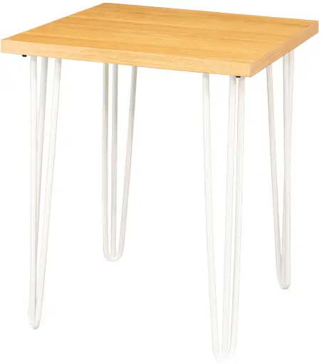 Oslo - Cocktail table - 24'' L x 24'' W x 30'' H - White & Natural wood