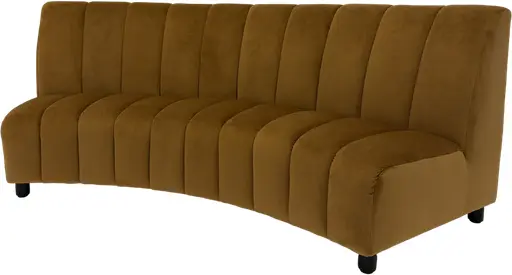 Lewis - Banquette 1/6 rond - Camel