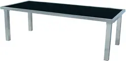 Florence table dîner - 8' L x 42'' l x 30'' H - Noir