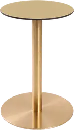 Sydney - Table cocktail rond - 24'' D x 30" H - Or & Jaune meringue