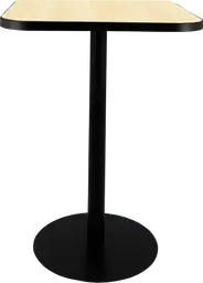 Sydney - Table bistro (AVEC CADRE) - 31.5'' L x 31.5'' l x 40" H - Noir & Bois clair