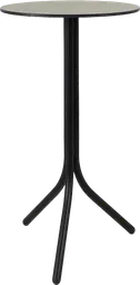 Bloom - Table cocktail round - 24'' Dia x 40" H - Black & Sand