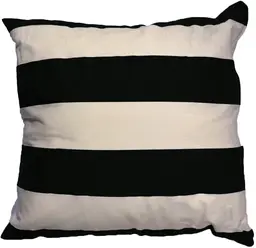 Cushion lined design- Black and white