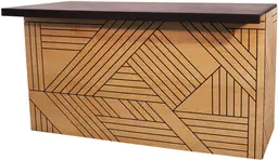 Ibiza Bar 6' - Brown and black top