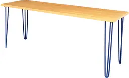 Oslo - Console table - 72'' L x 18'' W x 30'' H - Blue & Natural wood