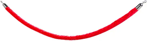 Corde velours VIP - 6' L - Rouge