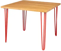 Oslo - Table bistro - 36'' L x 36'' l x 30'' H - Rouge & Bois naturel