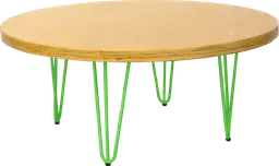 Oslo - Table à café ronde - 36'' D x 16'' H - Vert & Extérieur