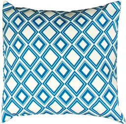Cushion design B - Blue and white