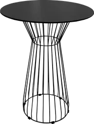 Soho - Table cocktail rond - 36'' D x 40" H - Noir