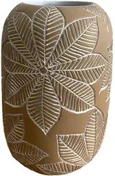 Mandala - Vase - 3.75’’ D x 5.5’’ H - Taupe