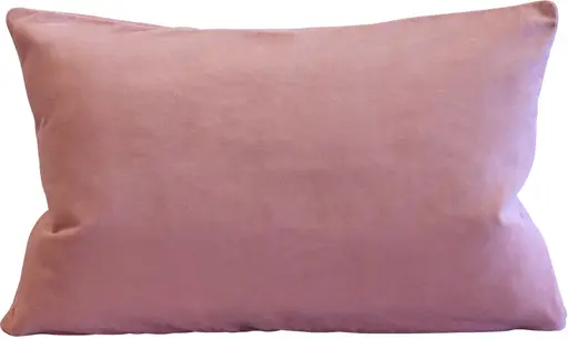 Coussin rectangulaire - 20" L x 11" H - Rose blush