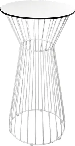 Soho - Table cocktail round - 24'' Dia x 40" H - White