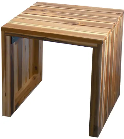 Nahla banc - 18" L - Brun
