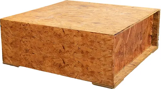 Noreply table à café - 32" L x 32" l x 16" H - Bois brun