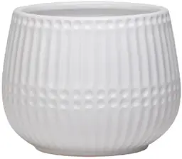 Aurora - Cache-pot - 5’’ D x 4’’ H - Blanc