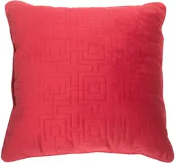 Coussin texturé - Rouge